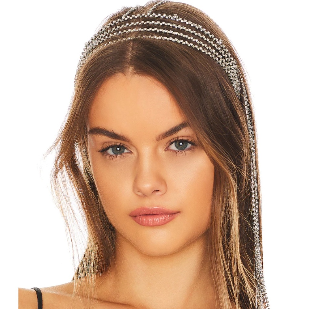 ๐ค Amanda Sceats Crystal Veil Headband - NWT ๐ค - Picture 3 of 10